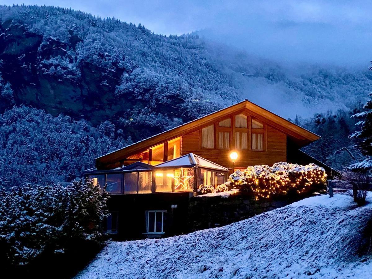 Appartement Aareschlucht- Grandiose Aussicht Fuer 2-6 Pers. Meiringen Eksteriør billede