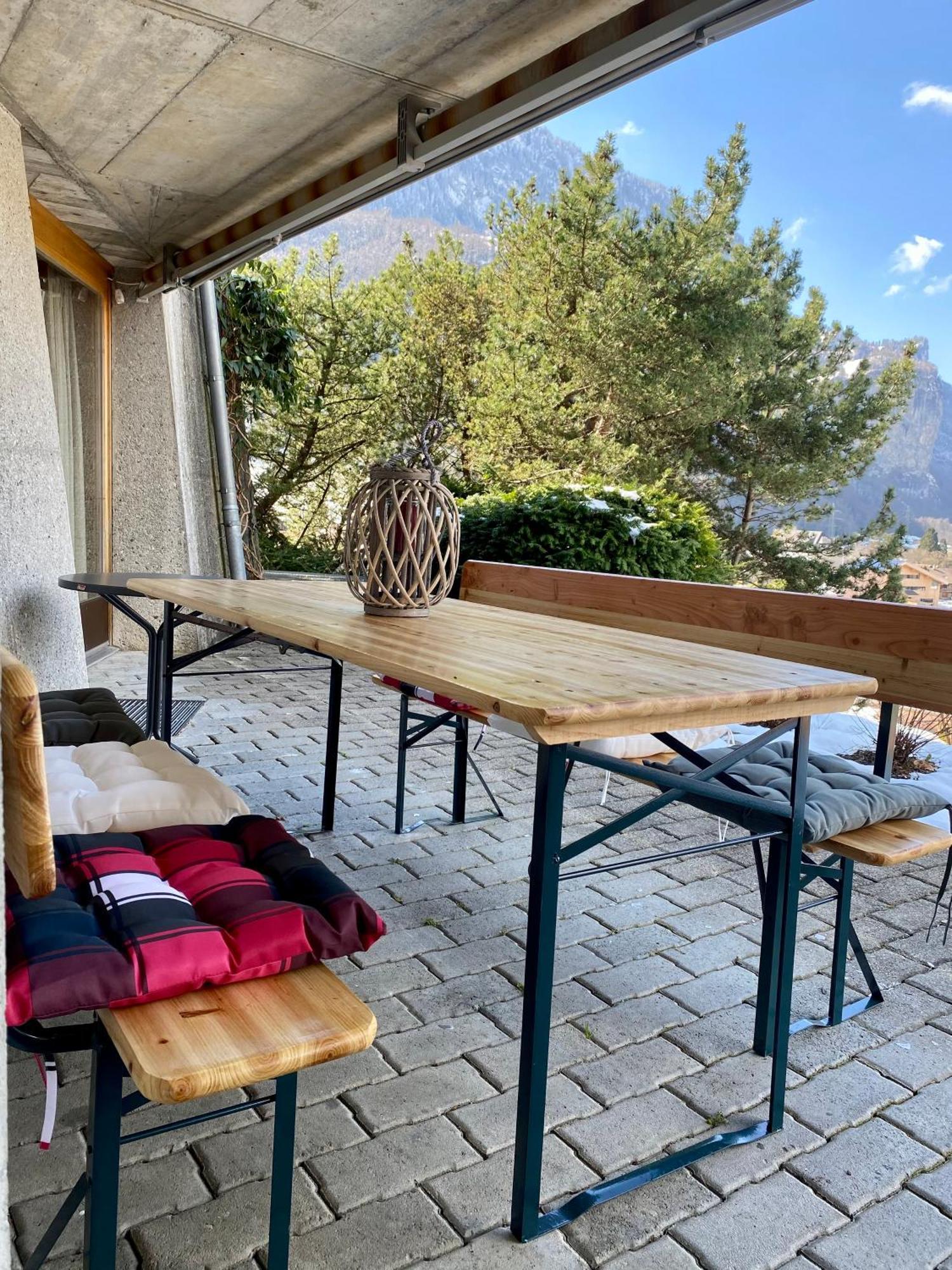 Appartement Aareschlucht- Grandiose Aussicht Fuer 2-6 Pers. Meiringen Eksteriør billede